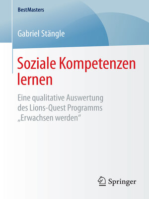 cover image of Soziale Kompetenzen lernen